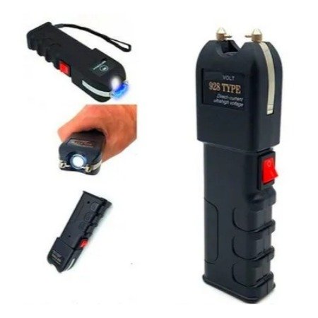 Producto - Picana Reforza Con Linterna Eléctrica Recargable Enchufe C-49903