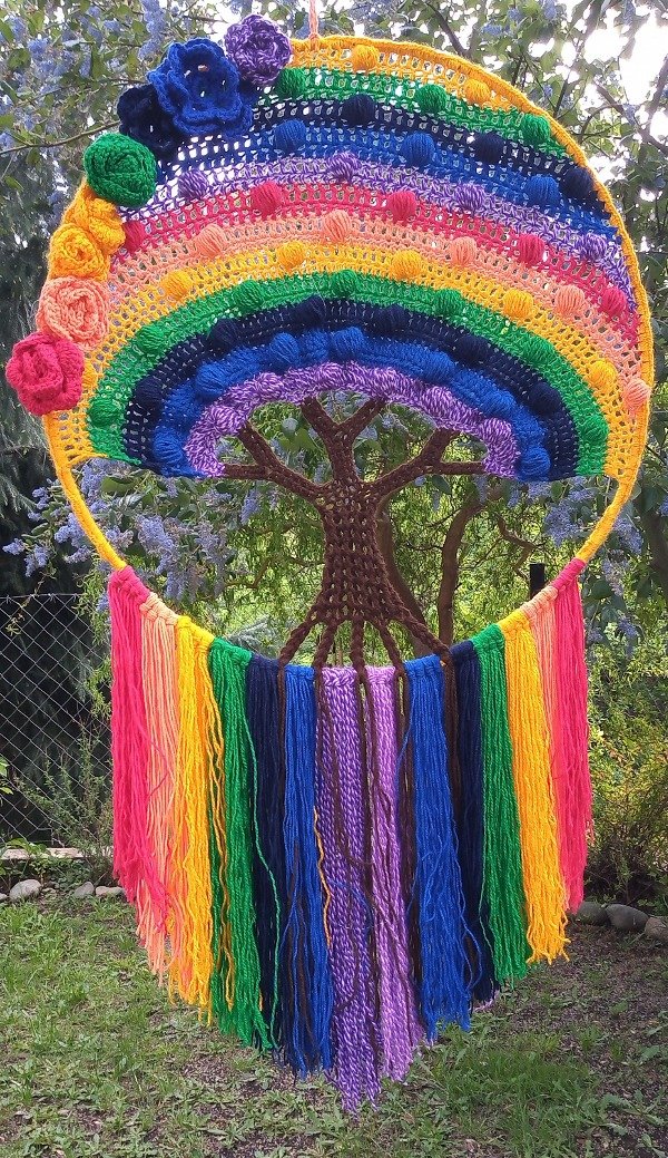 Producto - Árbol arcoiris con flores