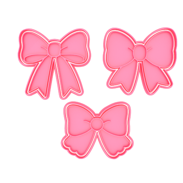 Producto - Cortante De Galletitas Set X3 Moños 1