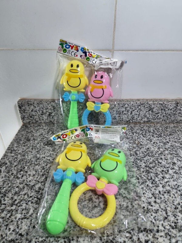 Producto - sonajero pinguino x2