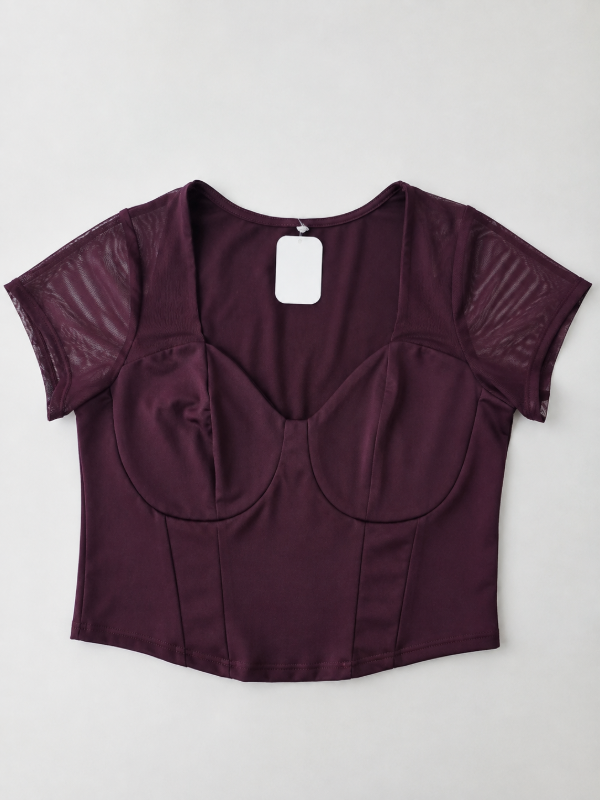 Producto - Top manga tul - 0