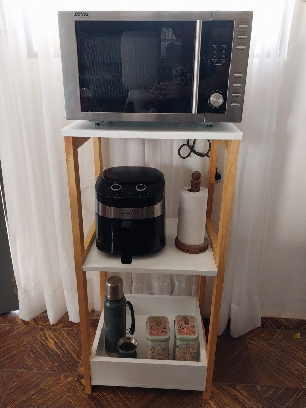 Producto - Repisa para microondas 50x40cm 100cm alto (POR ENCARGUE)