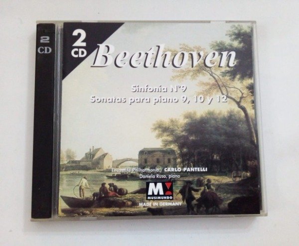 Producto - Betthoven Sinfonía 9 / Sonatas para piano - Pantelli Ruso - Musimundo CD Doble