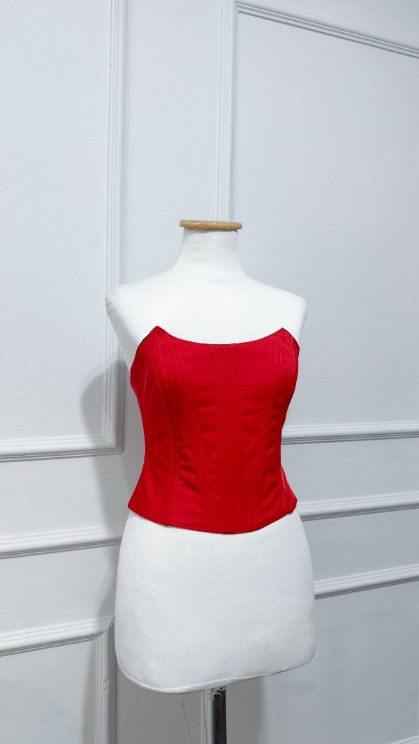 Producto - Corset Rojo de 87 a 97cm de busto