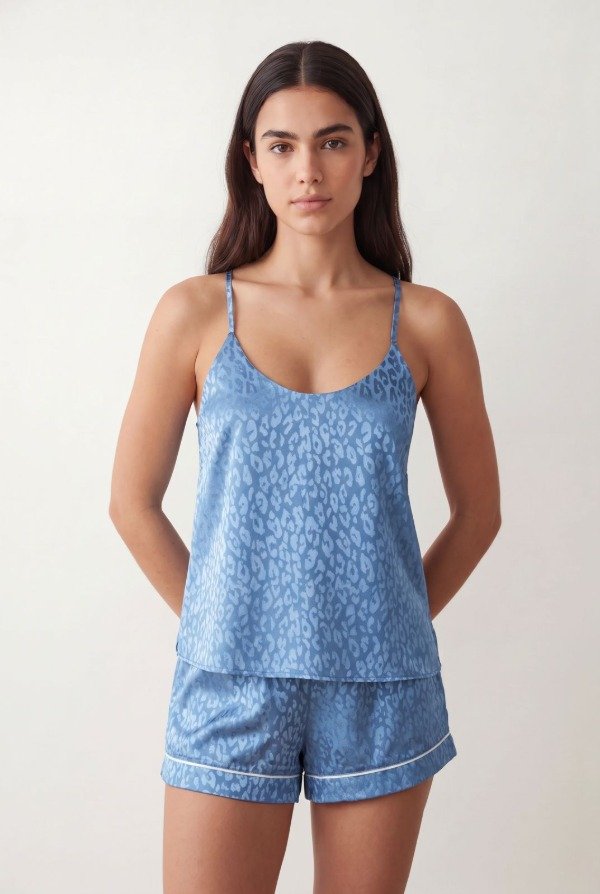 Producto - SECRET SHINE PIJAMA MUSCULOSA Y SHORT - 1
