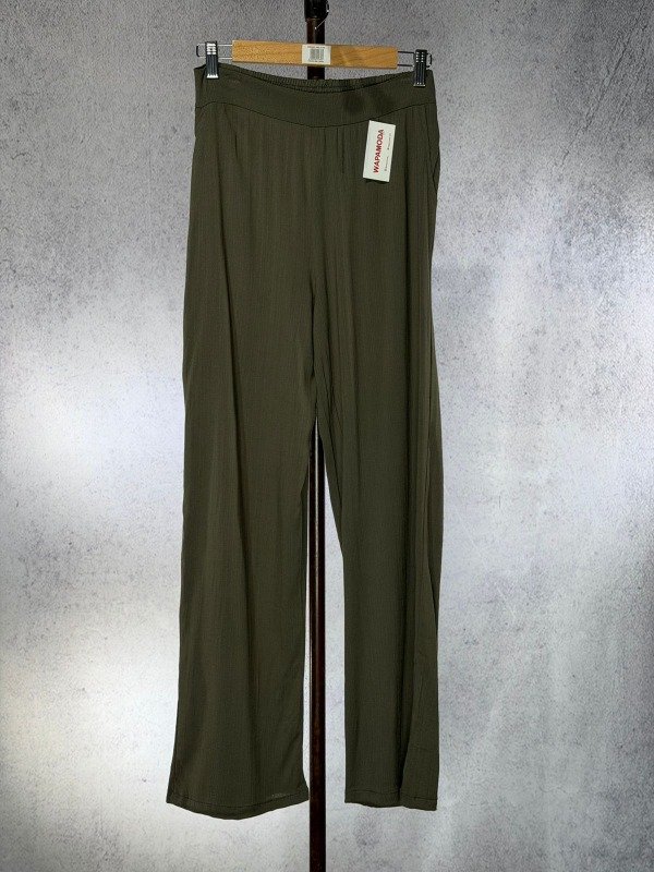 Producto - PALAZO MARIA MILITAR LINO ELASTIZADO CINTURA