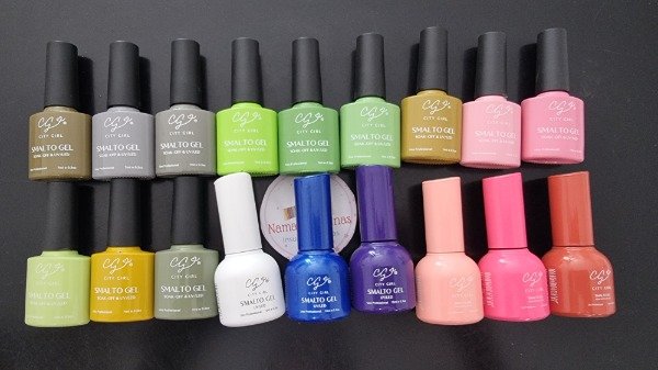 Producto - Lote de 18 esmaltes semipermanente citygirl
