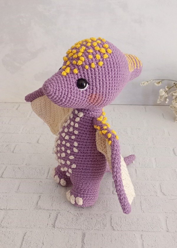 Producto - Gregorio Pterodáctilo - Guía de tejido - 3