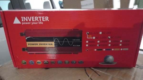 Producto - INVERSOR 12V A 220V  2000W