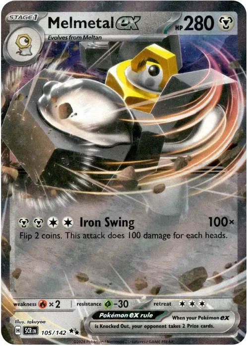 Producto - Melmetal ex - 105/142 - Stellar Crown - Holo