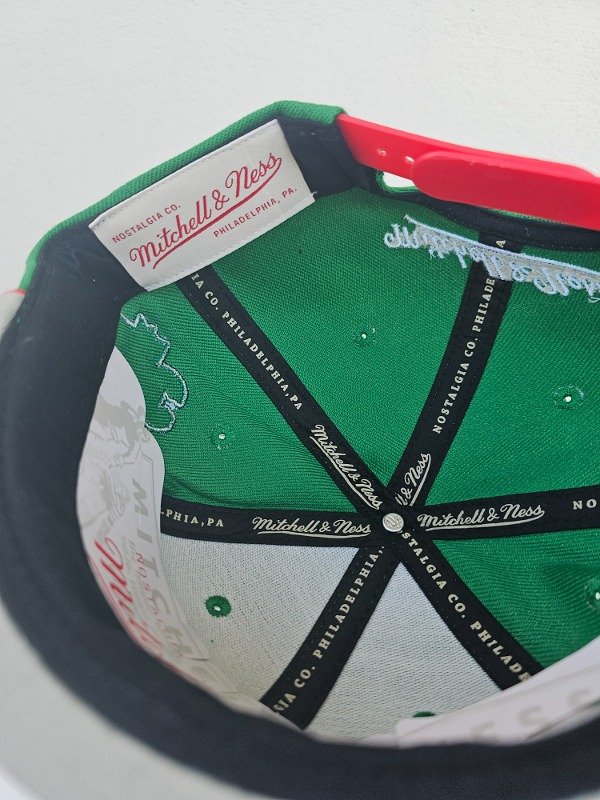 Milwaukee Bucks duo tone 40th anniversary NBA snapback de Mitchell And Ness — imagen 6