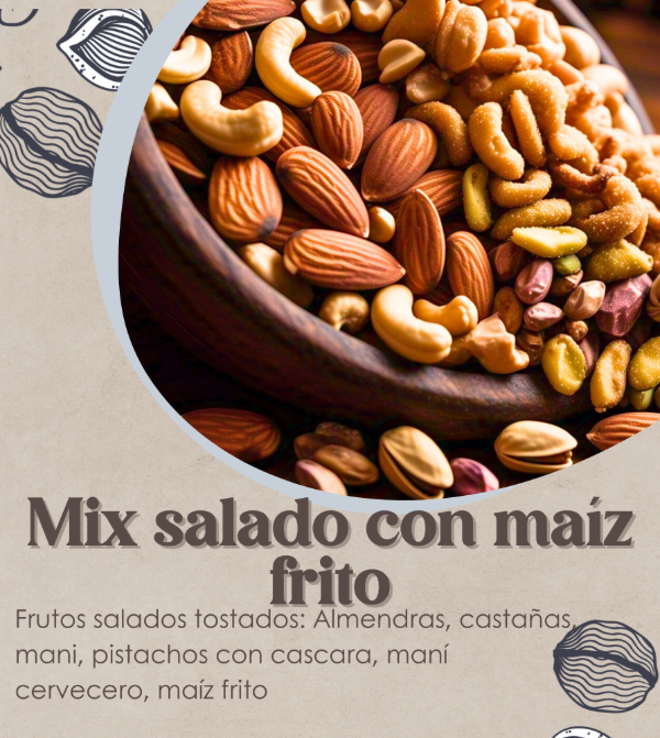 Producto - Mix Tradicional tostado salado con maiz frito saborizado