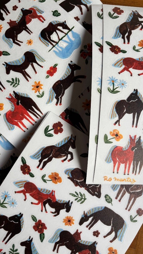 Producto - Stickers Caballos - 4