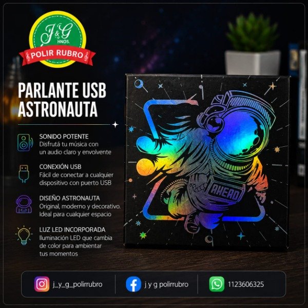 Producto - PARLANTE USB ASTRONAUTA