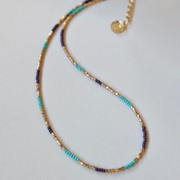 Producto - Collar Aesthetic Zahara Aqua - 1