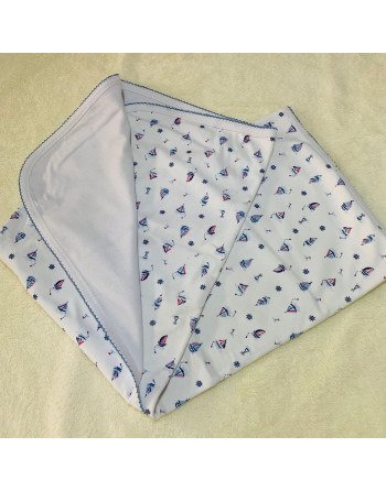 Producto - Manta Recibidora Barquitos