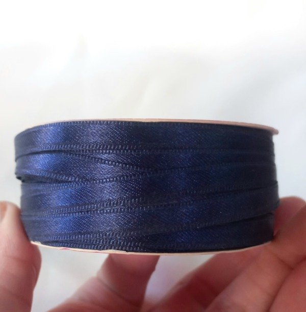 Producto - CINTA DE RASO NÚMERO 1 SALDO X 48 MTS COLOR AZUL MARINO