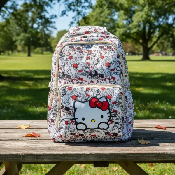 Producto - Mochila Escolar 3 Divisiones Hello Kitty Vuelta Al Cole