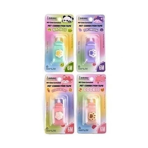 Producto - CINTA CORRECTORA PAW 6MTS EN BLISTER 7X14CM X UNIDAD MODELOS SURTIDOS