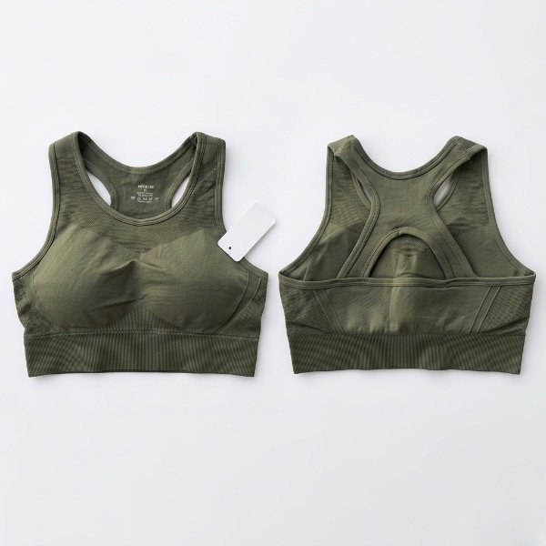 Producto - Top Deportivo Básico Verde Oliva T.S (80-85) T.2XL (100-105) - 0