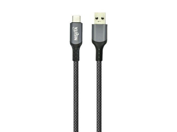 Producto - Cable USB Nisuta 3.2 Gen2 Tipo C a USB-A 3 Metros