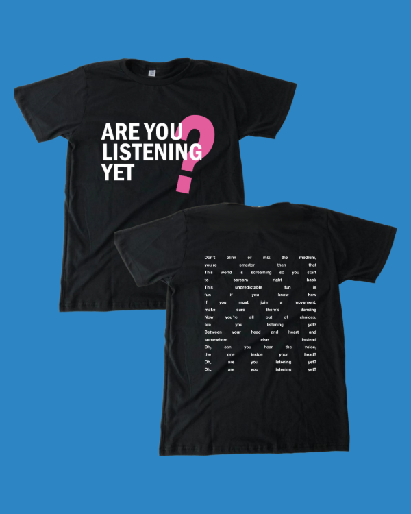 Remera Listening - Harry Styles (Doble Estampa) — imagen 2