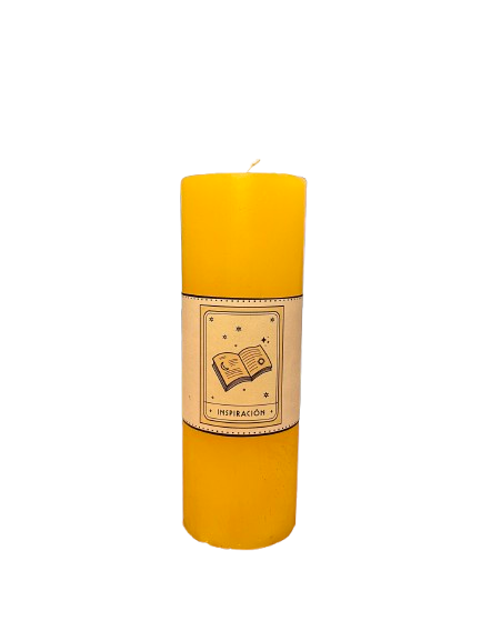 Producto - Velón amarillo "Inspiración", 7D/7N