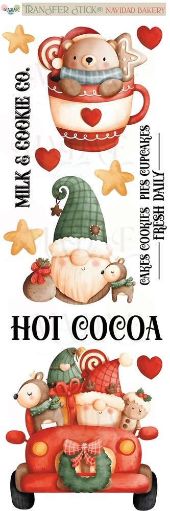 Producto - TRANSFER STICK NAVIDAD BAKERY