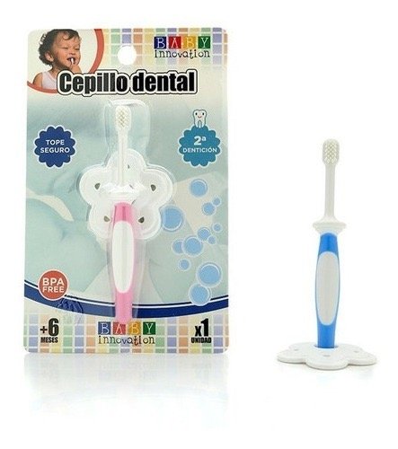 Producto - Baby Innovation Cepillo Dental Bebe Segunda Dentición cod 115 (solo azul)