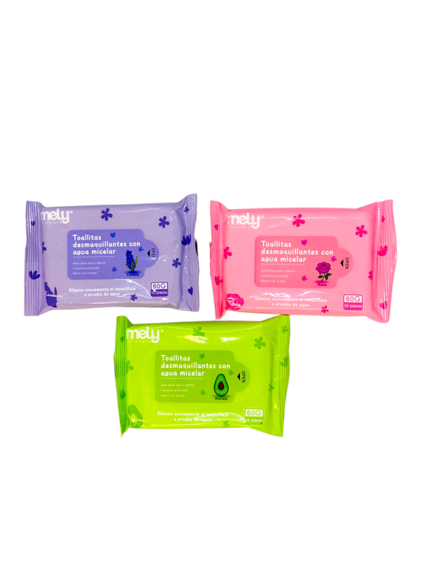 Producto - Toallitas desmaquillantes micelar mely