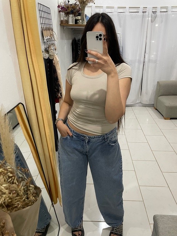 Producto - Remera basic soft Cemento