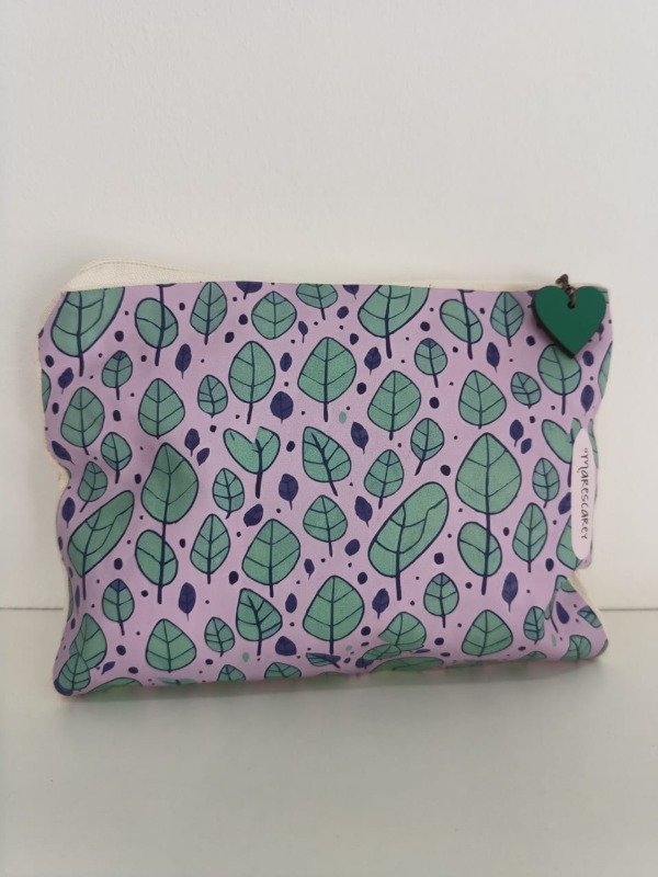 Producto - Neceser Hojitas / Verde Aqua - 1