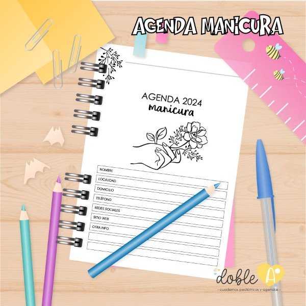 Producto - Agenda Manicurista