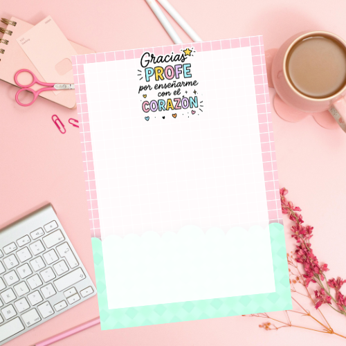 Producto - Block de notas Dia del maestro