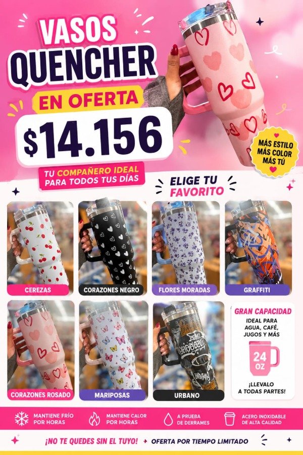 Producto - Vaso Quencher acero 1.2