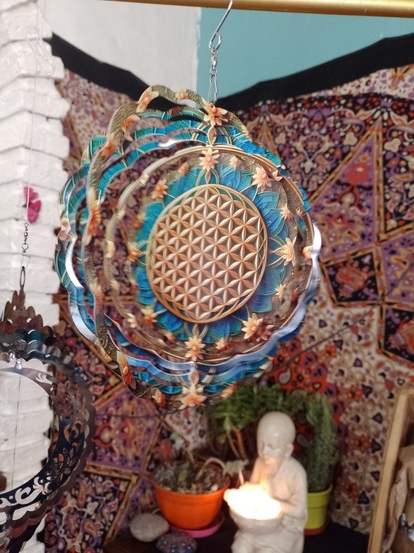 Producto - Windspinner flor de vida 20 cm