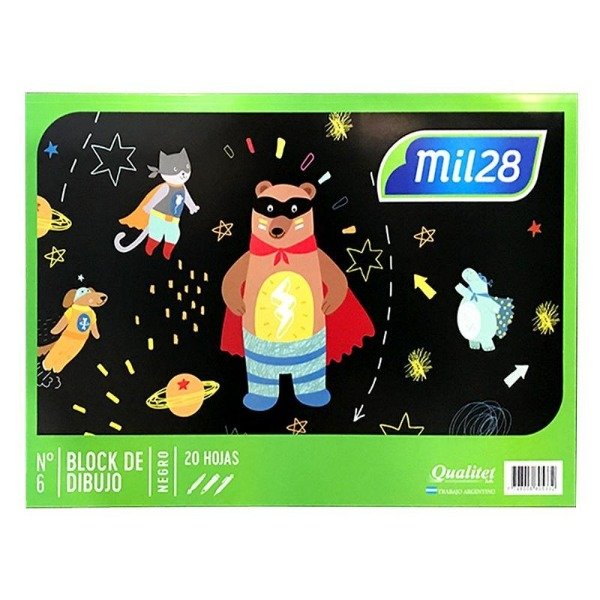 Producto - BLOCK NEGRO N6 MIL28