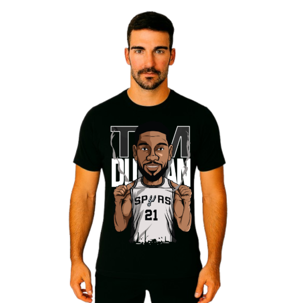 Producto - Remera Regular Fit ClipArt Tim Duncan