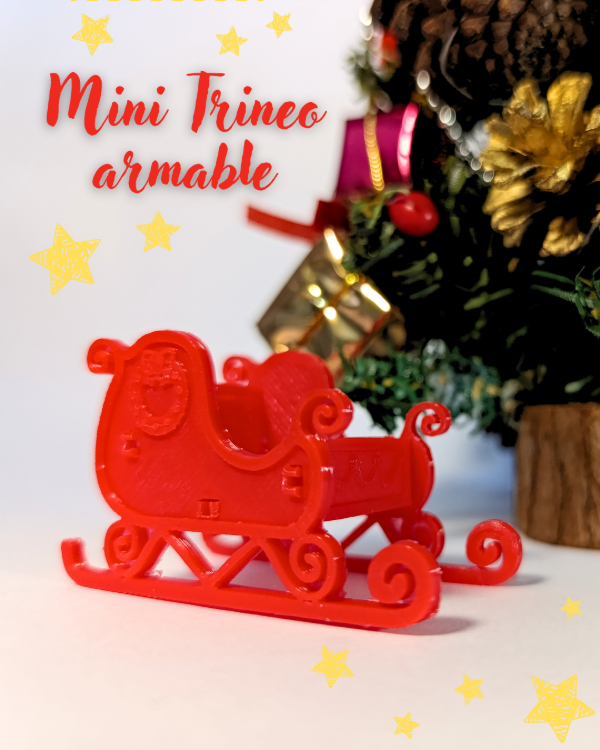 Producto - Trineo de Navidad p/ armar