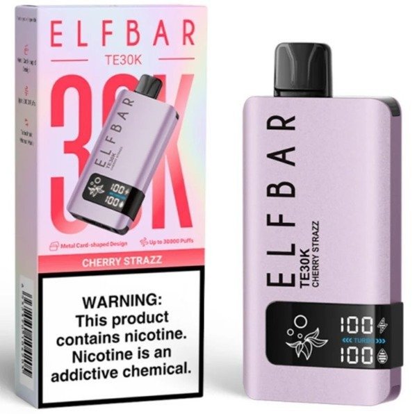 Producto - ELFBAR TE POD 30 MIL PUFSS (CHERRY STRAZZ )
