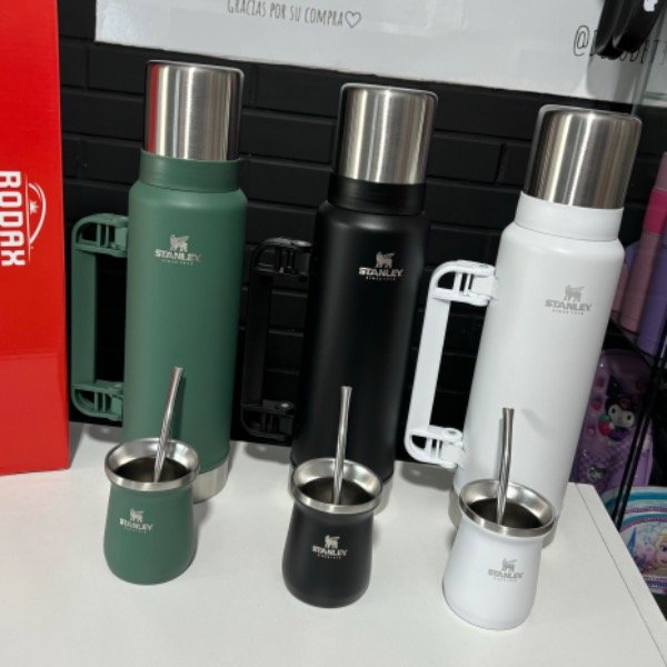 Producto - Set: Termo 1,2L+Mate+Bombilla