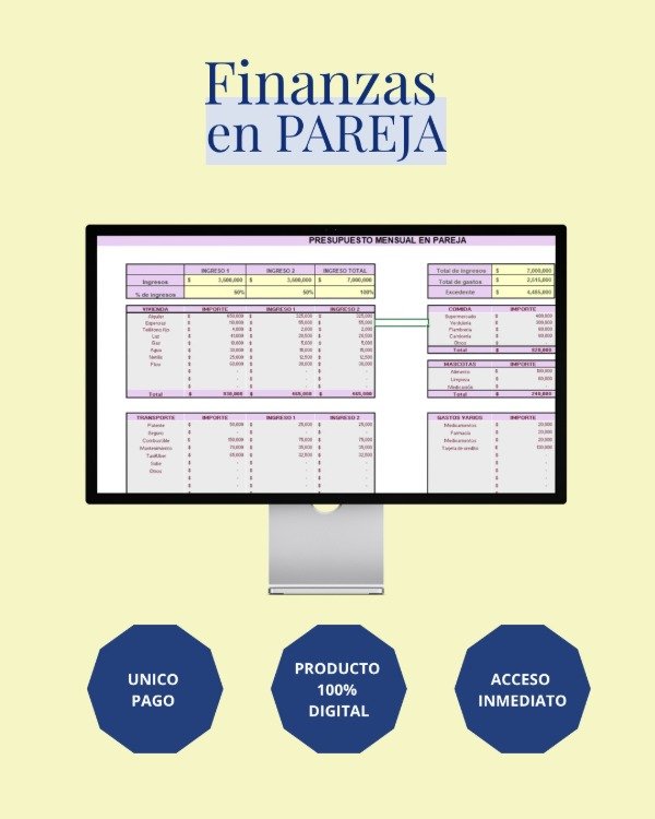 Producto - Finanzas en pareja