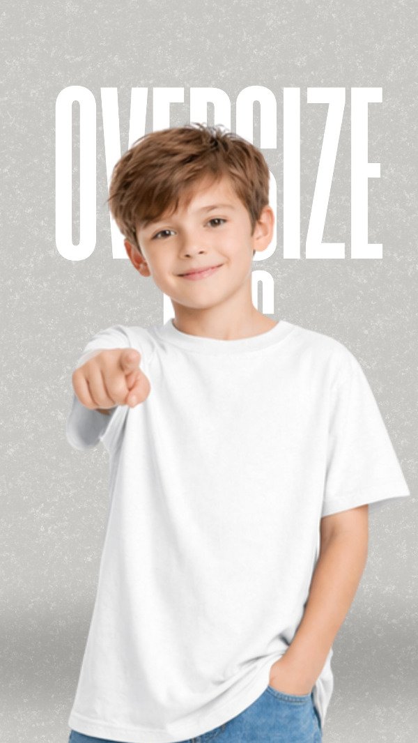 Producto - BLANCO oversize KIDS