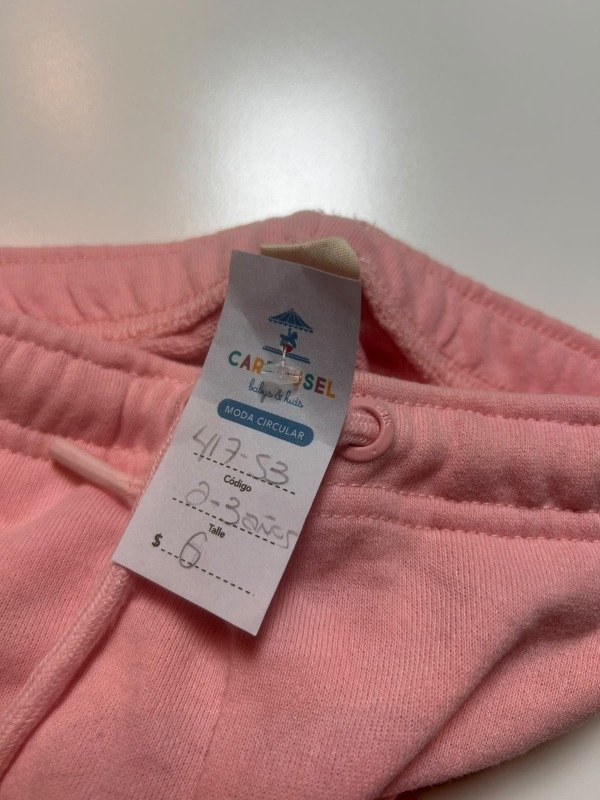 Producto - Pantalón jogger cargo rosa marca CHK - 4