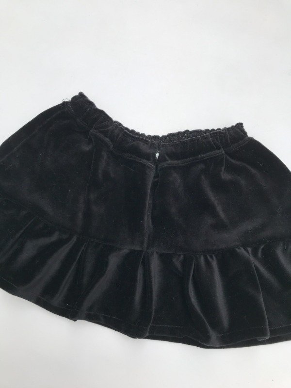 Producto - Black velvet pleated skirt - 1