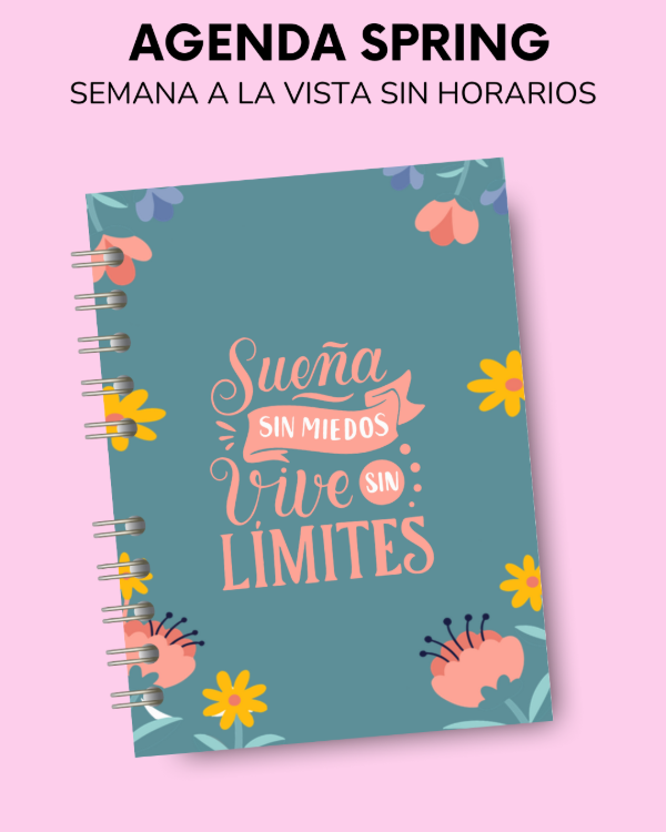 Producto - AGENDA SPRING - semana a la vista 2026