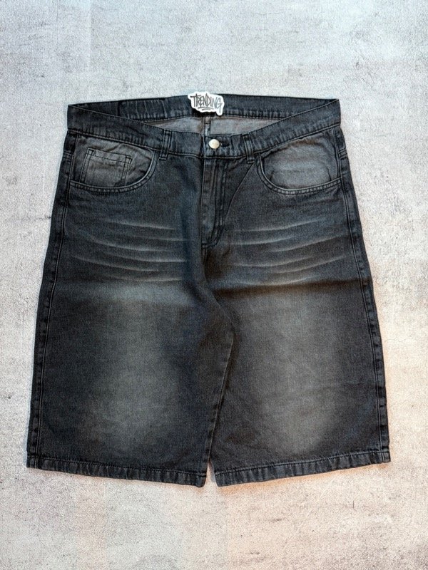 Producto - Bermuda Baggy Gris Desgastado Doah