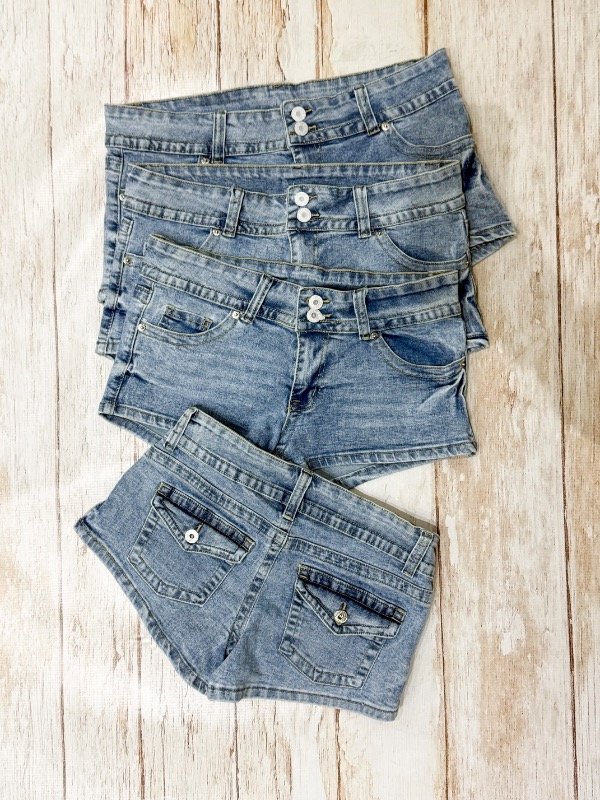 Producto - Short jeans retro elastizado