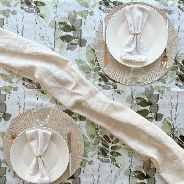 Producto - Mantel de Tela Antimanchas Acuarela Vintage