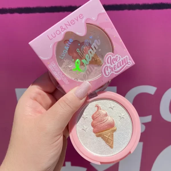 Producto - Iluminador en polvo Triple Ice Cream 02 - Saniye - 0